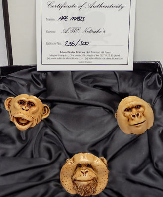 Ape Mask Set - Netsuke Series