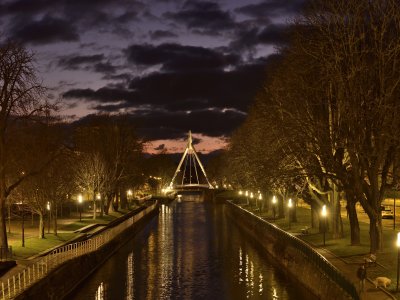 Pont de la Fonderie, conjonctioin Jupiter-Saturne
