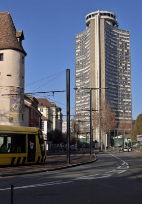 Centre Ville de Mulhouse, Tours de l'Europe et du Bollwerk