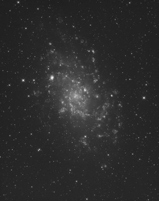 M33, la galaxie du Triangle, en H alpha