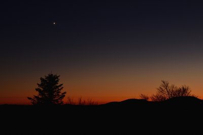 Vénus dans la lumière du couchant