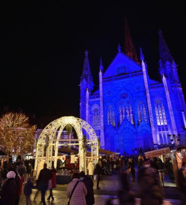 Marché de Noël, Place de la Réunion, Mulhouse
