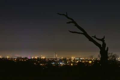 Mulhouse depuis les hauts de Riedisheim