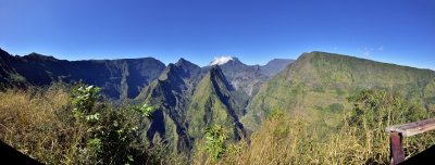 Cirque de Mafate depuis le kiosque du Cap Noir