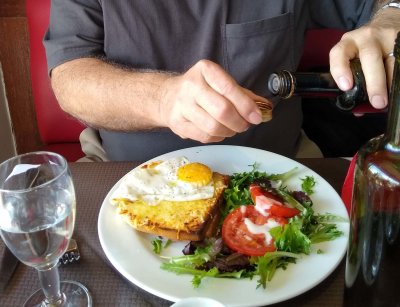 Croque Madame lunch