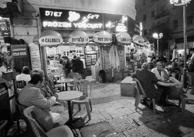 Ben Yehuda St. at Night, Jerusalem