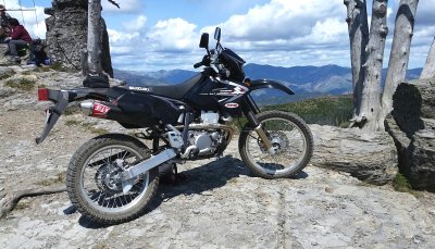 DRZ400S at Sugarloaf Lookout
