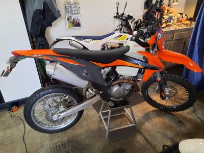 KTM 500 Prepped for Dyno