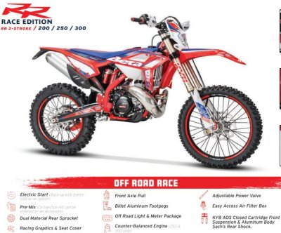 Beta 300RR 2021 Summary Pamphlet