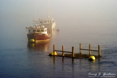 Boats Through The Fog