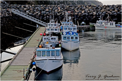 Boats Moored For The Evening