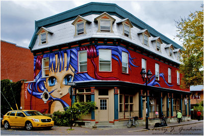 Graffiti Covered Building