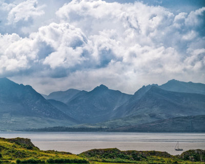 Isle of Arran from Ardscalpsie, Bute