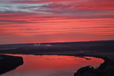 Sunrise Petit Jean Gravesite Overlook 1-1-2020