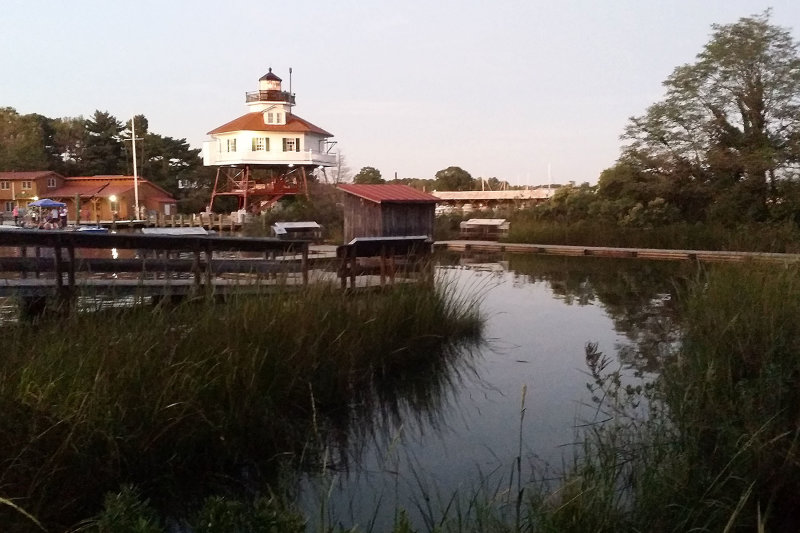 Drum Point from the marshland