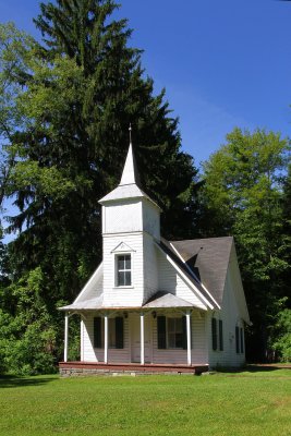 Old church near Pleasant Grove cemetery near AirBnB