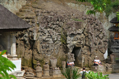 Goa Gajah outside Ubud is known as Elephant Cave