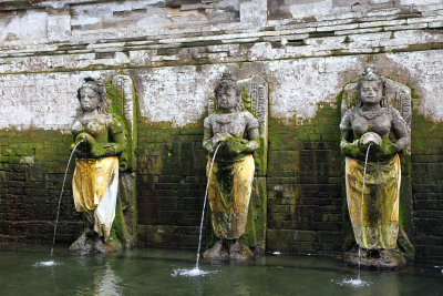 Fountains at Goa Gajah  