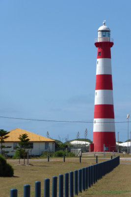 When I got to an RV community on the west side of town I got a good view of the lighthouse