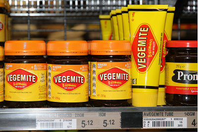 On the island, we saw Vegemite for the first time.  I had no interest in trying it. 