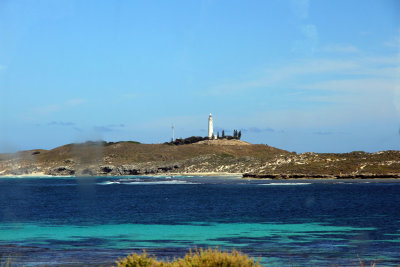 From the bus I got my 1st glimpse of Wadjemup lighthouse. 
