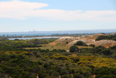 View of Fremantle from Wadjemup