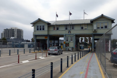 Walked through here many times on 3 different days in 2 cruises. Probably nicest port gate I've seen.