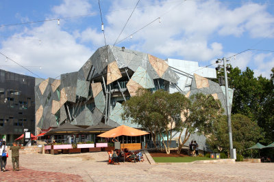 ACMI Moving Images building at Federation Square was stunning. 