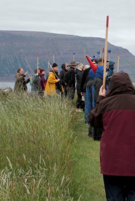 Needed sticks up to avoid being divebombed by terns