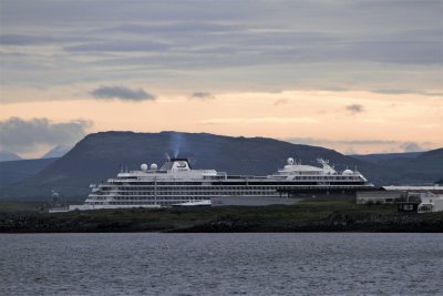 Taken to Harpa Concert Hall by Viking. First glimpse of Viking Jupiter on this trip as we got into Reykjavik from KEF.
