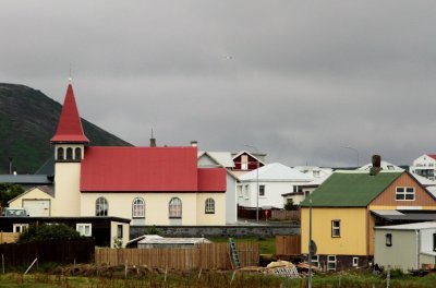 Had lunch at a dockside restaurant in the fishing village of Grindivik