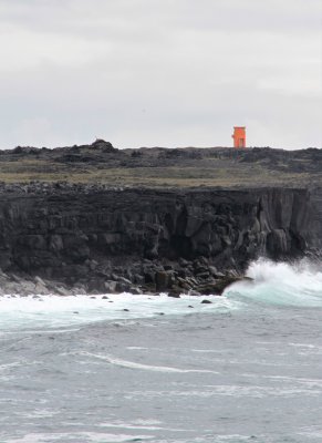 Reykjanesta lighthouse near Reykjanesviti