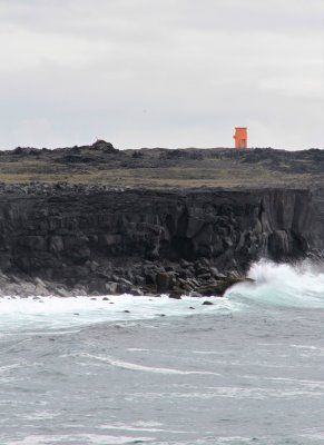 Reykjanesta lighthouse near Reykjanesviti 