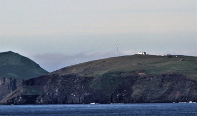 Storhofdi LH & weather station Heimaey by telephoto