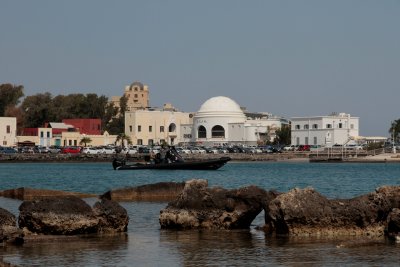 Mosque & water (think is casino)