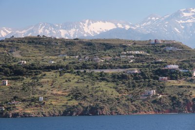  Mountains as ship passed through Souda Bay on way to Zakynthos