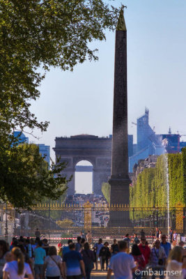 Arc De Triumph seen from Jardin des Tuileries 149500