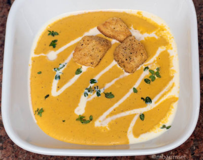 Roasted Sweet Potato Soup