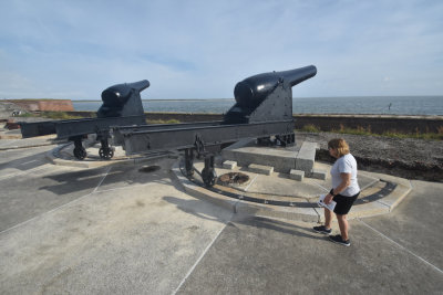 Upper view of Fort Clinch on Amelia Island