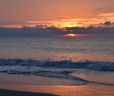 Sunrise at Huntington Beach