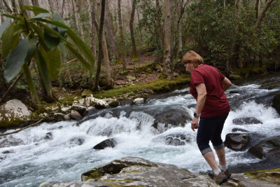 Ready to cross Little River