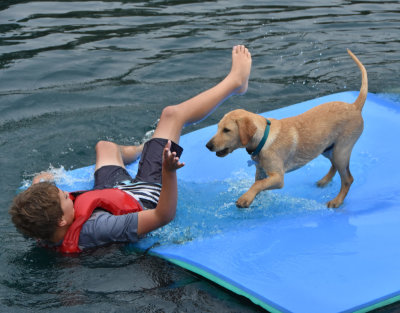 Tucker is king of the mat