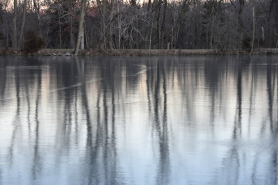 Smooth Ice Reflections