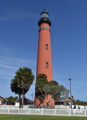 Ponce Point Lighthouse - 175' tall  (south of Daytona, Florida)