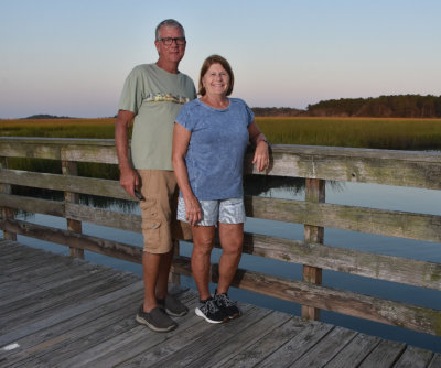 Boardwalk overlooking the Salt Marsh