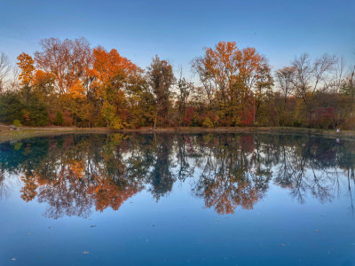 Sunset at our pond