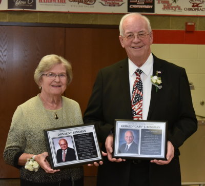 New inductees into the Fort Loramie Wall of Honor