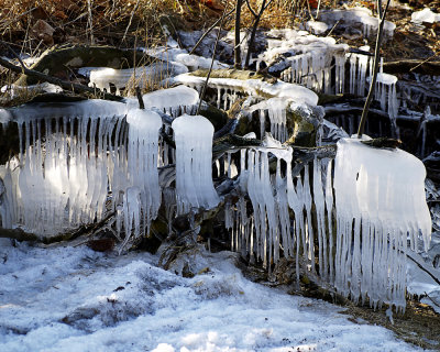 Ice formations