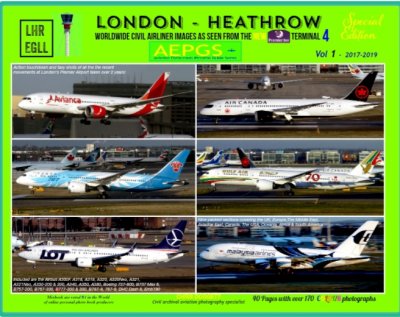 London Heathrow - Airliners 2017-2019 (From the Premier Inn T4). Now available!