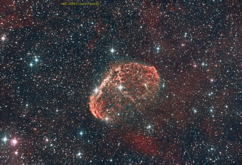 My 2nd shot of the NGC 6888 Crescent Nebula 